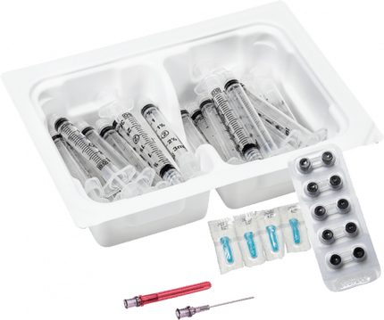 3 mL BD Luer - Lok™ Syringe bulk sterile Pharmacy Convenience Tray 25/bx 12 bx/case 309702 - A Medi Supplies