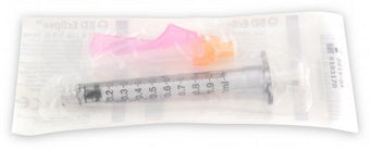 compare product BD Syringe & Needle 1cc 25g X 5/8in Pw Safety Eclipse 50/Box 6 Box/Case  P40 305780