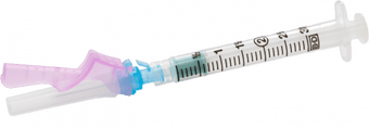 compare product BD Syringe & Needle 1cc 27g X 0.5in Safety Eclipse Ca/6 X 50s 50/box 6 Box/case BD 305789