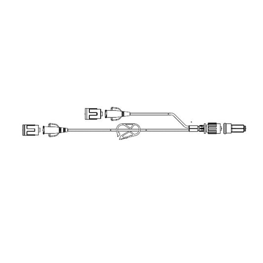 BD® Administration Set for Total Intravenous Anesthesia, 2 - way Set 50 each/box 500 - 002V - A Medi Supplies