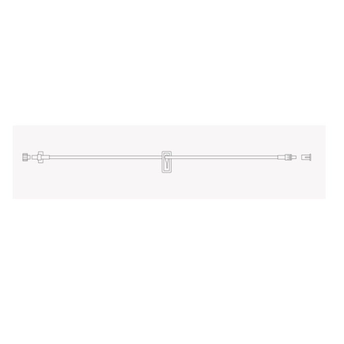 BD Extension Set Microbore Amber Slide Clamp(s) Fixed Male Luer Lock 100 each/case 10241342 - A Medi Supplies