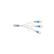 BD Extension set, Smallbore Tubing, Trifuse, 0.3mL Priming Volume, Short, L4.5", 100 each/case, 20038E - A Medi Supplies