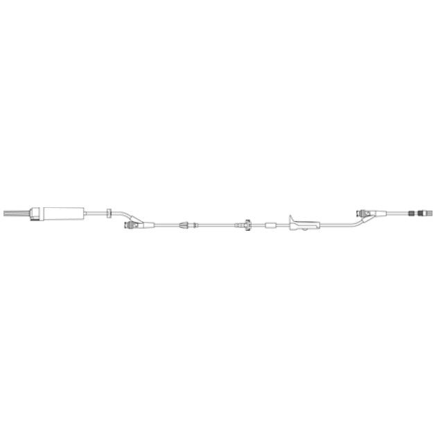 BD Infusion Set, Standardbore Tubing, 25mL Priming Volume 20 each/case 2420 - 0007 - A Medi Supplies
