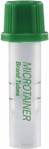 BD Microtainer® Blood Collection Tube, Lithium Heparin, 200 - 400µl, 50 each/box, 365965 - A Medi Supplies