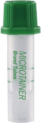BD Microtainer® Blood Collection Tube, Lithium Heparin, 200 - 400µl, 50 each/box, 365965 - A Medi Supplies