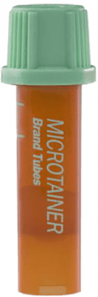 BD Microtainer® Tube, 400uL to 600uL, PST™ Plasma separator gel Lithium Heparin Additive, Amber, 50 each/box, 365987 - A Medi Supplies
