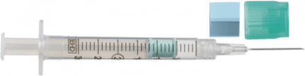 BD Preset™ Blood Gas Analysis Syringe, L1" ODSEC 23GA Needle, 3mL, 100 each/case, 364327 - A Medi Supplies