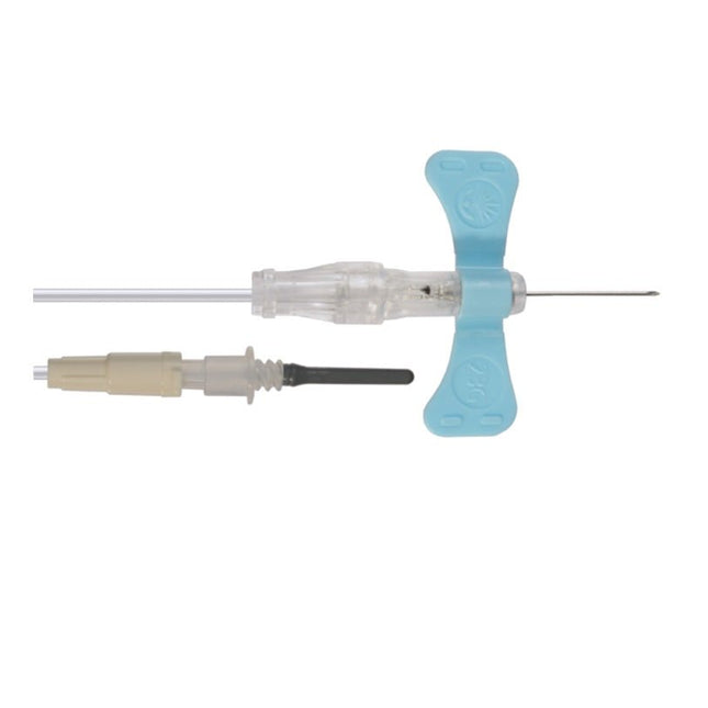 BD Vacutainer® UltraTouch™ Push Button Blood Collection Set, with L12" Tubing and Luer Adapter, L0.75" OD 23GA, 50 each/box, 367364 - A Medi Supplies