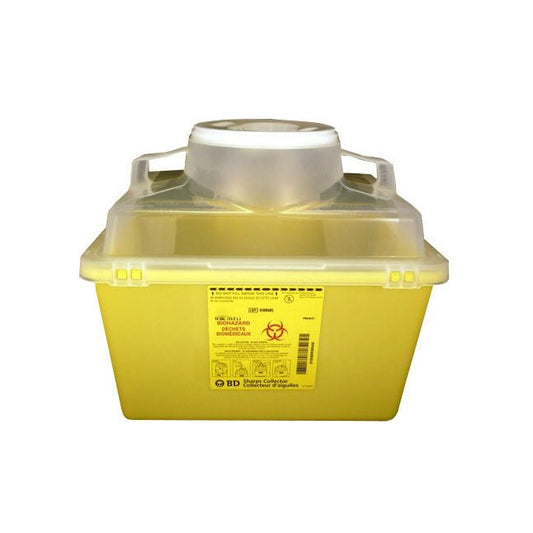BD Sharps Collector, Nestable, with Small Funnel Entry, 1 each, 300443 - A Medi Supplies