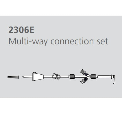 BD Multi-way Connecting Set, Oncology, BD2306E 60 each/case 2306E