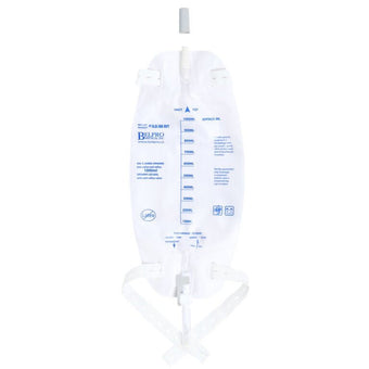 compare product Belpro Medical Leg Bag With Reverse Drain Valve 500mL/800mL/1000mL, 50 each/case