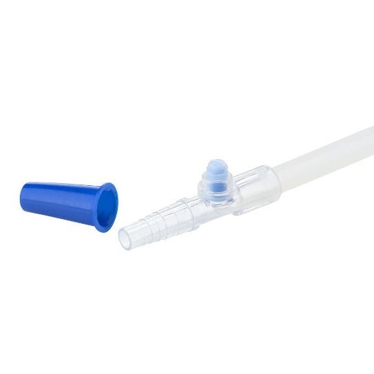 Belpro Medical Extension Tube for Leg Bag with Bidirectional Needleless Luerlock Sample Port, 20 each/case, UTLL - 18 - A Medi Supplies