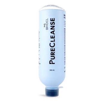 compare product Biomiq PureCleanse Antimicrobial Wound Solution, 500 mL, Spikeable Cap 16 each/box 33055-475SC