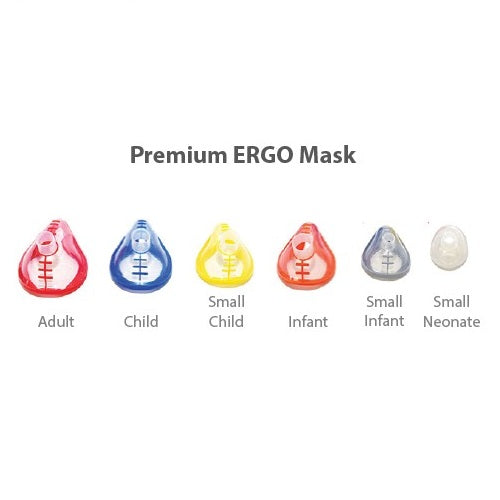 Sunmed Group Breatherite Rigid Valved Holding Chamber With Premium Ergo Mask 20 each/case BR302-I