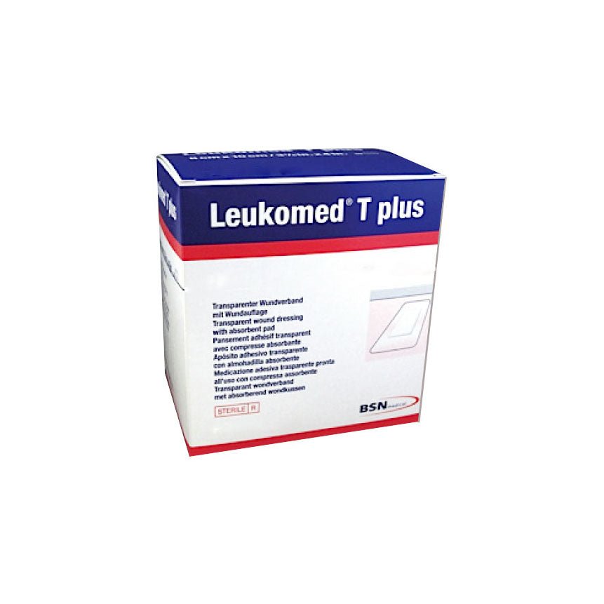 BSN Medical Leukomed® T Plus Transparent Dressing, Adhesive, with Absorbent Pad, W8cm x L15cm 50 each/box, 7238202 - A Medi Supplies