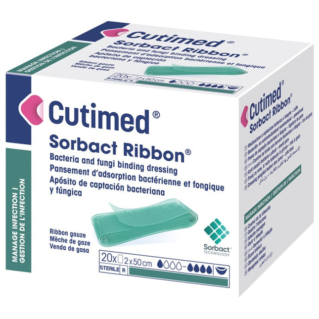 BSN Medical Cutimed Sorbact Ribbon 2X50CM 20 each/box 72166-11 / 7216611