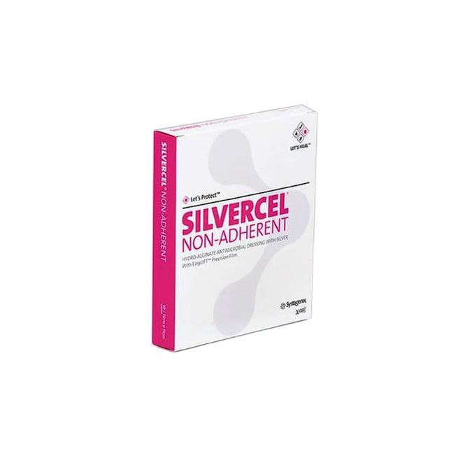 3M Health Care (now Solventum) 3M Silvercel Non-Adherent Hydro-Alginate Antimicrobial Dressing, W11cm x 11cm 10 each/box, 5 box/case CAD7011