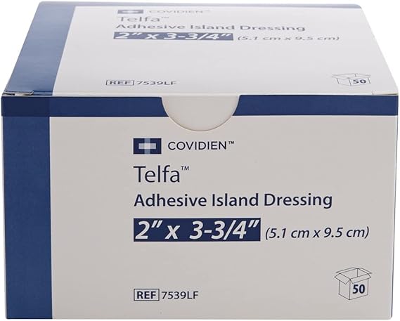 Telfa™ Adhesive Island Dressing, Sterile - A Medi Supplies