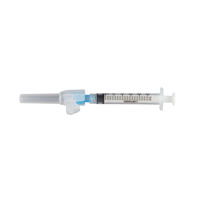 Cardinal Health Magellan Syringe & Needle 3cc 23G X 1in Safety Magellan 50/box 8 box/case 8881833310 - A Medi Supplies