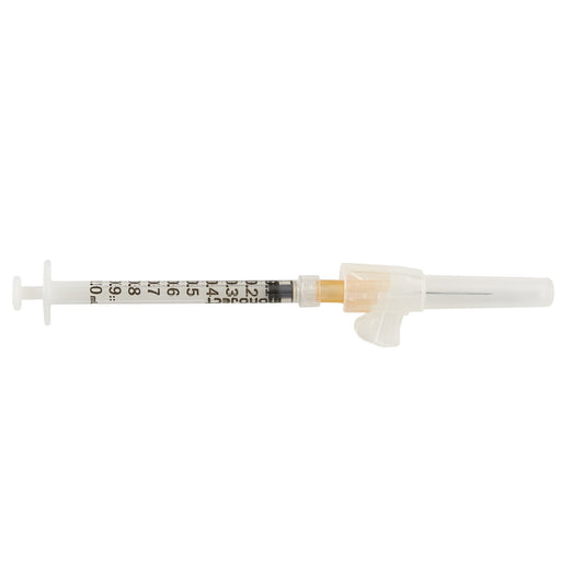 Monoject Magellan Syringe & Needle 1mL 25G X 1in Safety Magellan 50/box 4 box/case 8881811510 - A Medi Supplies