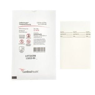 Cardinal Health Cardinal Health Transparent Film Dressing, First Aid Style, 2.375" x 2.75" 1 each/pack, 100 pack/box, 6 box/case TD - 20 - A Medi Supplies