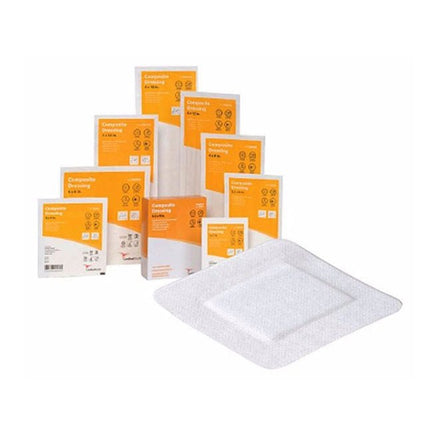 Cardinal Health™ Composite Dressing, 3.2" x 6" 10 each/box, 20 box/case COMP36 - A Medi Supplies