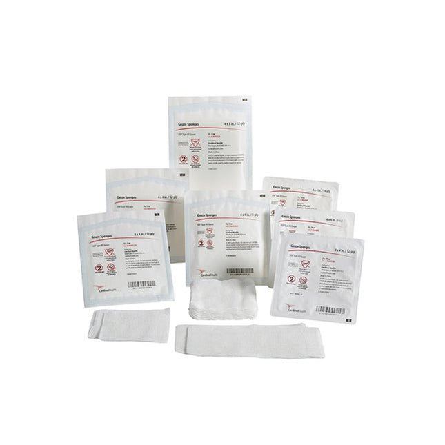 Cardinal Health Gauze Sponge, Woven, Standard, Sterile, 4X4IN 8PLY, 50 pack/box, C - SG44082E - A Medi Supplies