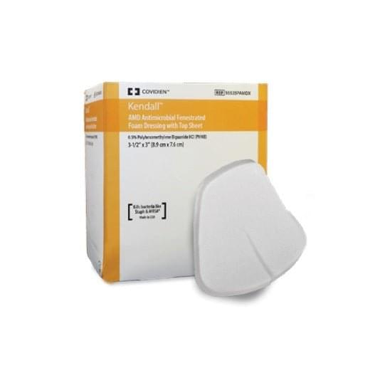 Cardinal Health Kendall Amd Antimicrobial Foam Fenestrated Dressing 3 ...