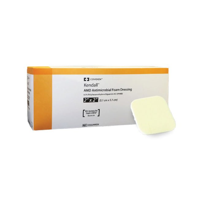 Cardinal Health Kendall Amd Foam Dressings (Transfer) 8X8in 10 each/box, 5 box/case 55588AMDX - A Medi Supplies