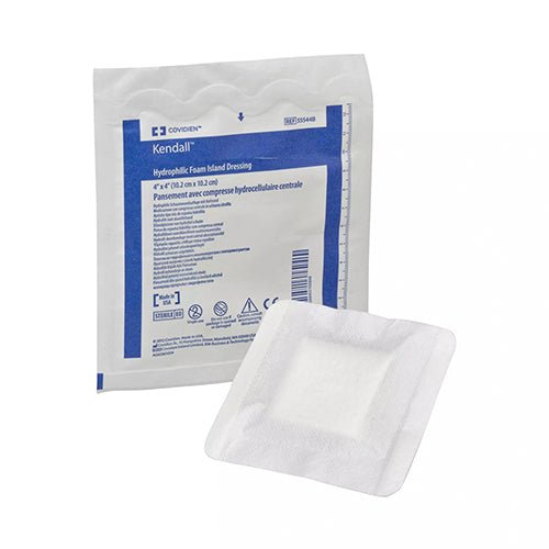 Cardinal Health Kendall™ Foam Island Dressing, 8" X 8" 10 each/box, 5 box/case 55588B - A Medi Supplies