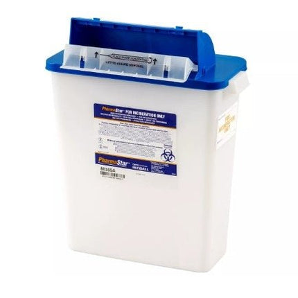 Cardinal Health Monoject™ Non - Hazardous Pharmaceutical Waste Containers with Counter - Balance Lid, 11GL, 1 each, 8836SA - A Medi Supplies