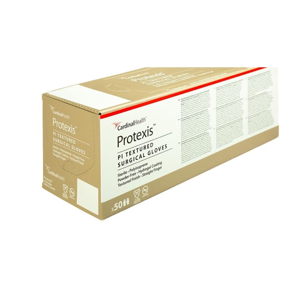 Cardinal Health Protexis™ PI Textured Surgical Gloves 7.5, 50 pair/box, 2D72TG75 - A Medi Supplies