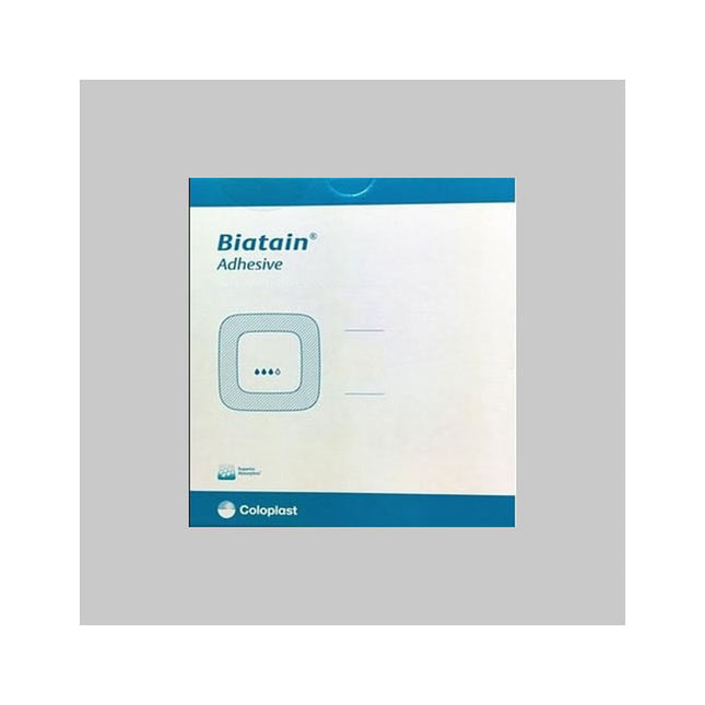 Coloplast Biatain® Foam Dressing, Adhesive, W3" X L3" 10 each/box, 3462