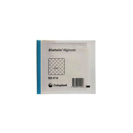 Coloplast Biatain® Calcium Alginate Dressing, W10cm x L10cm 10 each/box, 24 box/case 3710