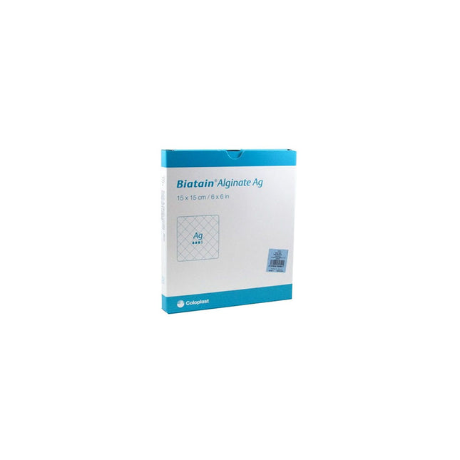 Coloplast Biatain® Calcium Alginate Dressing, W6" x L6" 10 each/box, 24 box/case 3715