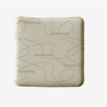 Coloplast Biatain® Ag Non-adhesive Foam Antimicrobial Dressing With Silver, W10cm X L10cm 5 each/box, 9622