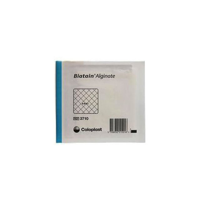 Coloplast Biatain® Calcium Alginate Dressing, W10cm x L10cm 10 each/box, 24 box/case 3710 - A Medi Supplies