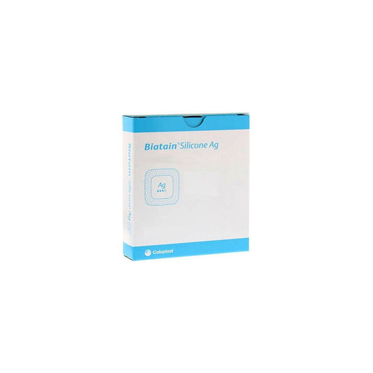 Coloplast Biatain® Silicone Ag Foam Dressing, W15cm X L15cm 5 each/box, 39639 - A Medi Supplies