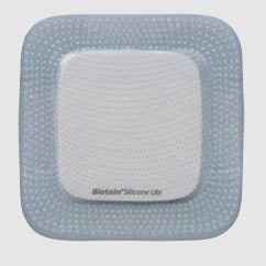 Coloplast Biatain® Silicone Lite Foam Dressing With Silicone Border, 4" X 4" 10 each/box, 33445 - A Medi Supplies