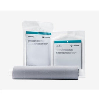 compare product Coloplast InterDry™ Ag Textile With Antimicrobial Silver Complex, Roll, 10