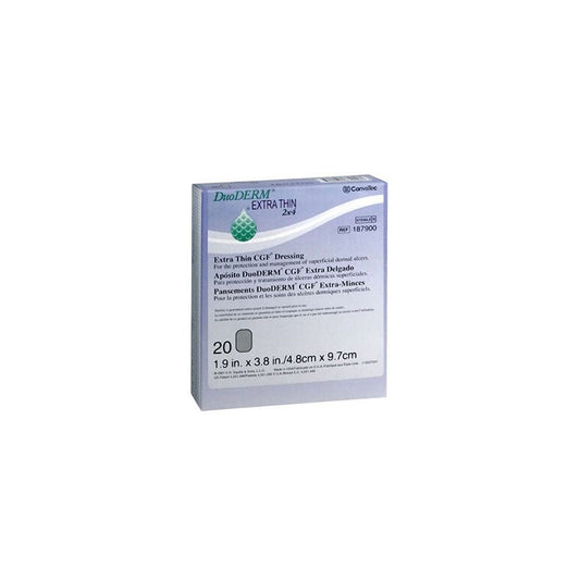 Convatec DuoDERM® Extra Thin Dressing, W2" x L4" Rectangle, Beige 20 each/box 187900 - A Medi Supplies