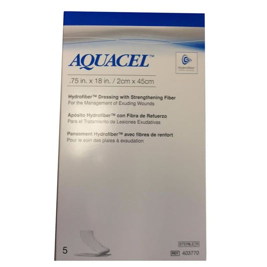 Convatec AQUACEL® Hydrofiber® Rope Dressing, White 5 each/box 403770 - A Medi Supplies