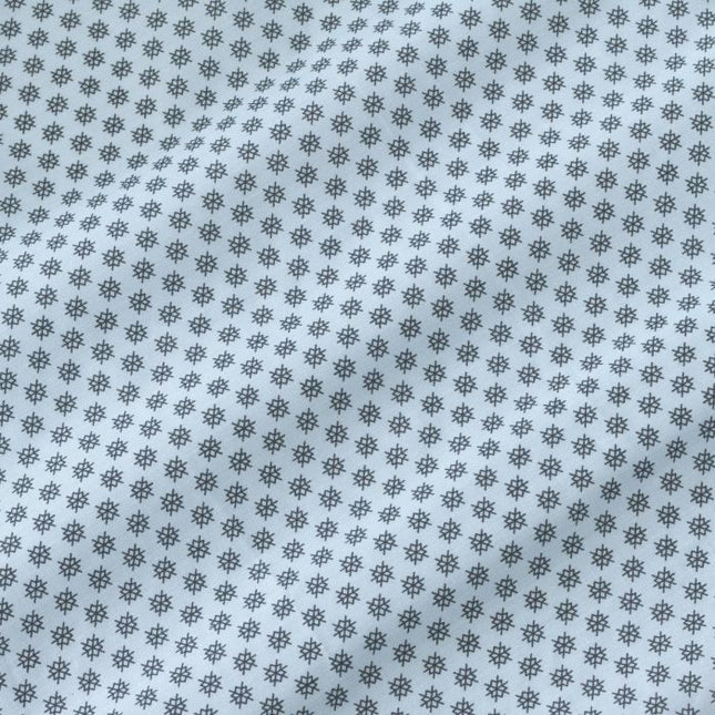 Medline Cotton/Poly Blend Patient Gown, Cascade Blue with Angle Back and Side Ties, 1 Each, MDTPG3RABCAB