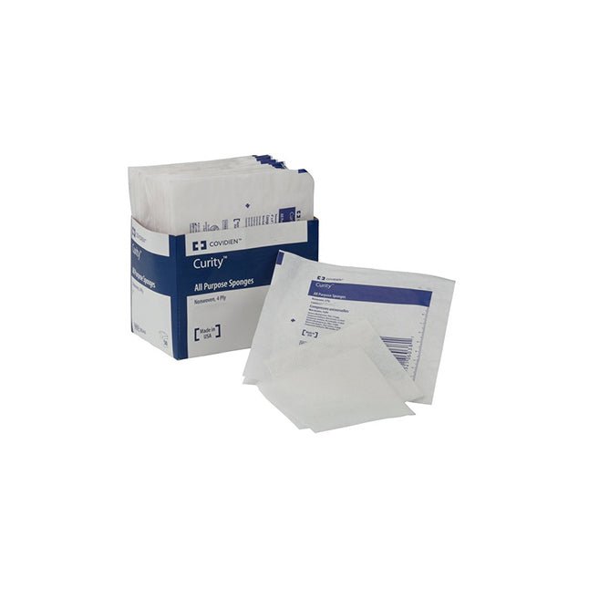 Cardinal Health Curity™ Non - Woven All - Purpose Sponges, Non - Sterile ,4ply Non Sterile 4in X 4in, 200 each/pack 9024 - A Medi Supplies