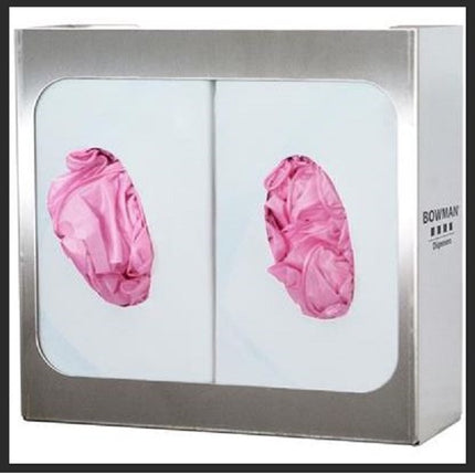 Bowman® Dispensers Glove Box Dispenser Double, Stainless Steel GS-005