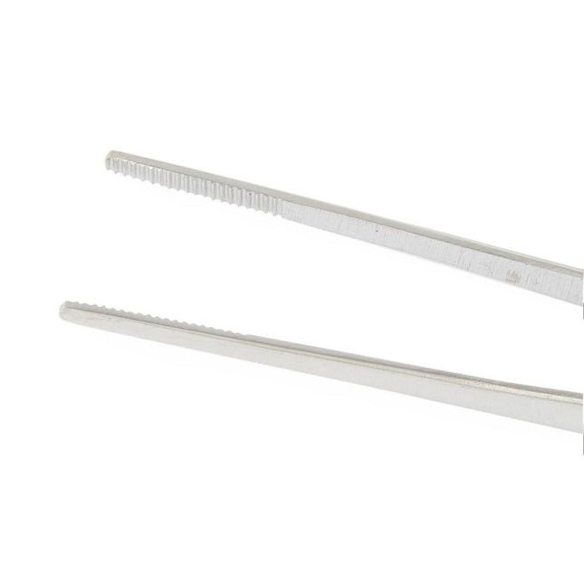 Medline Stainless-Steel Dressing Forceps, Serrated, 5.5" (14 cm), 1 EA, DYND04041