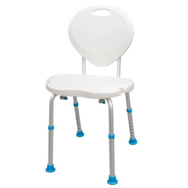 Drive Medical Adjustable Bath and Shower Chair with Non - Slip Comfort Seat and Backrest, White, 1 Each, 770 - 537 - A Medi Supplies