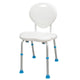Drive Medical Adjustable Bath and Shower Chair with Non - Slip Comfort Seat and Backrest, White, 1 Each, 770 - 537 - A Medi Supplies