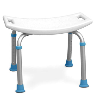 compare product Drive Medical Adjustable Bath and Shower Chair with Non-Slip Seat and Backrest, White,1 Each, 770-510