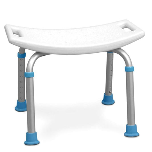 Drive Medical Adjustable Bath and Shower Chair with Non - Slip Seat and Backrest, White,1 Each, 770 - 510 - A Medi Supplies